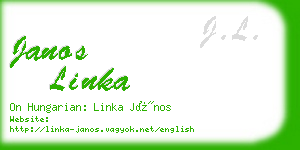 janos linka business card